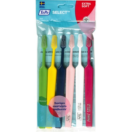 TePe Select Extra soft tandborste 6 st